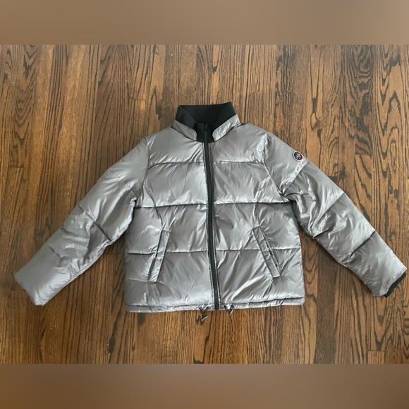 UGG Jackets & Blazers - UGG Izzie Metallic Dark Gray Puffer Jacket in Gunmetal - Size XL